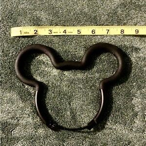 Disney Black Mickey Mouse carabiner stroller hook